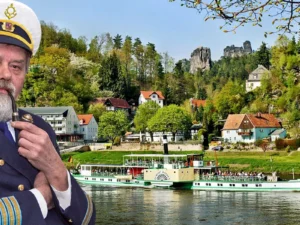 Dárkový lodní lístek na plavbu do Kurort Rathen s obědem, večeří a živou hudbou