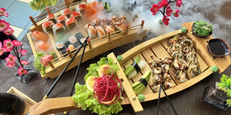 Sushi sety s lososem, avokádem i kaviárem: 34 nebo 58 kusů