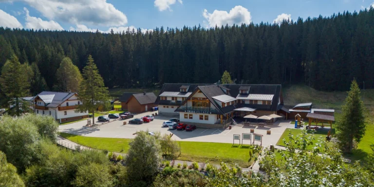 Pobyt v rodinném penzionu Orava Village v Oravské Lesné s polopenzí i wellness