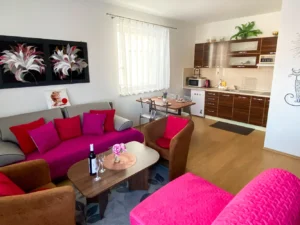 Stylové apartmány kousek od termálního koupaliště Podhájska