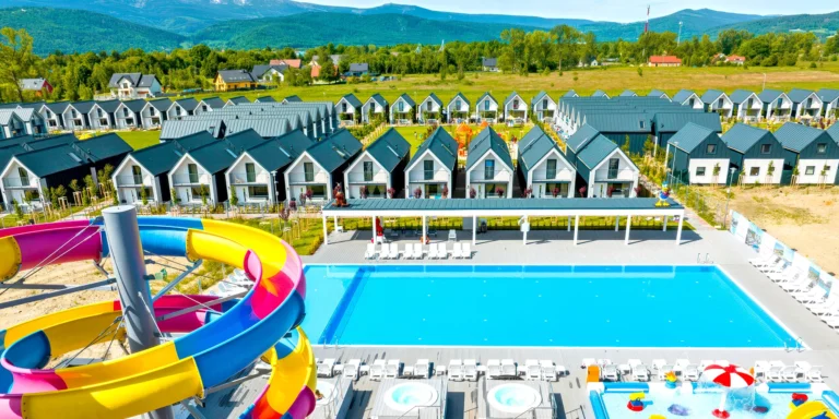 Jelenia Góra: zážitkový resort s aquaparkem, animační program a moderní domky