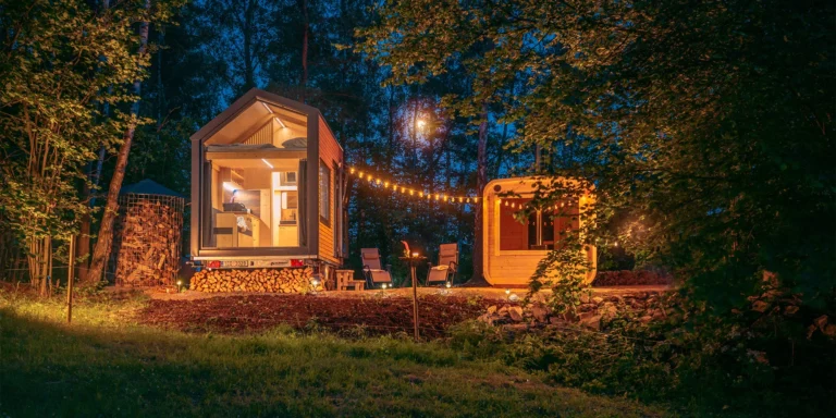 Tiny house na Vysočině: krásná lokalita na samotě, sauna, gril a komfortní vybavení