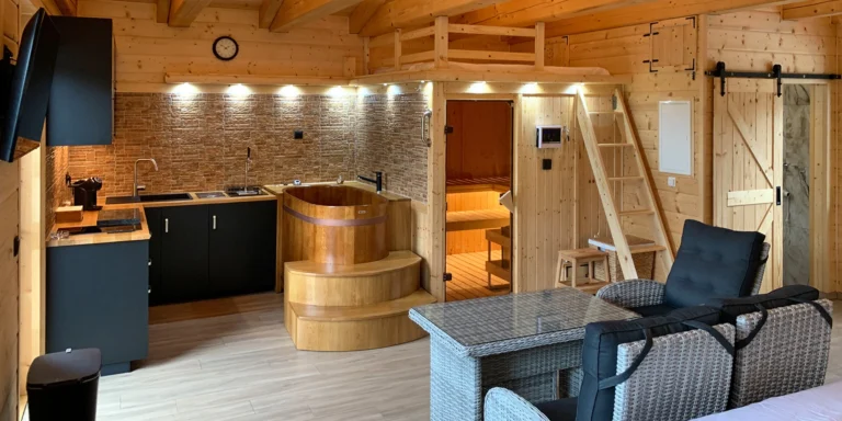 Nový apartmán v Jizerkách: wellness, pivní pípa, terasa i kuchyňka