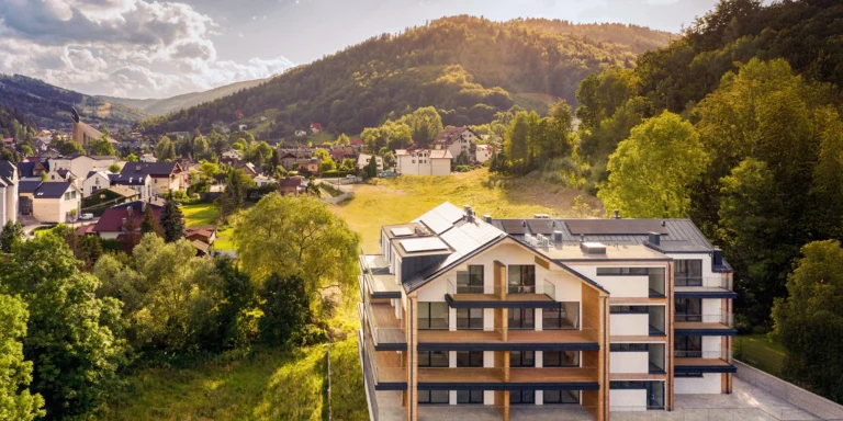 Slezské Beskydy: moderní aparthotel se snídaní a vstupem do saunária