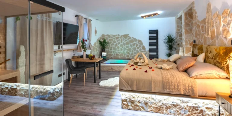 Romantika v Sedlčanech: apartmán s privátní saunou a vířivkou i snídaně až do postele