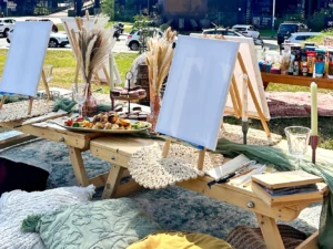 Dámská jízda bez starostí pro 1 či 2 osoby: piknik a kreativní workshop