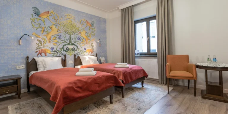Boutique hotel v židovské čtvrti Kazimierz kousek od centra Krakova se snídaní nebo polopenzí