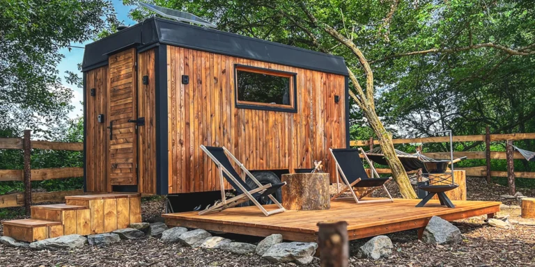 Romantické dobrodružství ve stylové maringotce nedaleko CHKO Brdy