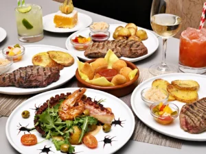 Luxusní brazilské 4chodové degu menu i s vínem Malbec či Chardonnay