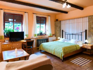 Stylový hotel na jižní Moravě se snídaní, degustační večeří i lahví vína