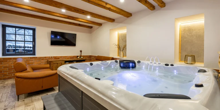 Relax apartmán: vlastní vířivka, sauna, možnost farmářské snídaně i dalších dobrot