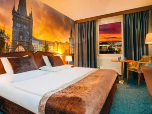 4* trendy hotel v pražských Holešovicích se snídaní, skvělá dostupnost do centra