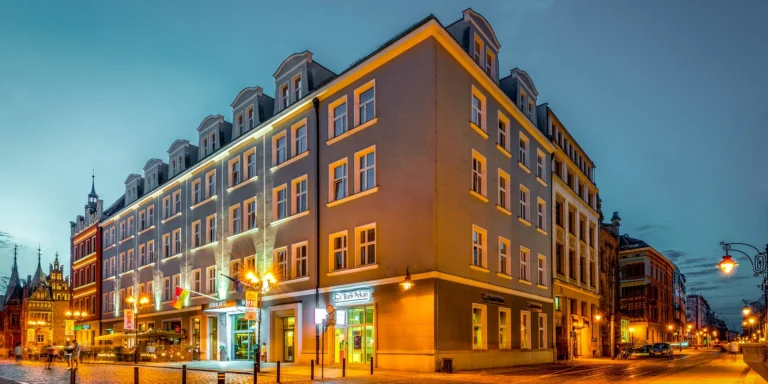 Moderní hotel v historickém centru Vratislavi blízko památek se snídaní