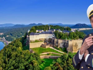 Lodní lístek na plavbu – TOP Saského Švýcarska (Kurort Rathen a Königstein) s obědem, večeří, živou hudbou a průvodcem po celý den
