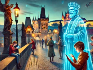 Venkovní úniková hra Expedice Vita Caroli v centru Prahy pro libovolný počet hráčů