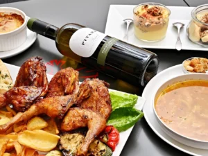 Italské menu s mladým kohoutkem i lahvinkou vína pro dvě osoby v restauraci Kohoutek
