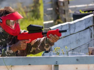 Paintball pro děti i dospělé: půjčení vybavení, 120min. hra a pro děti menší kuličky, které nebolí
