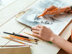Kreativitě vstříc: 3hodinová lekce malování a kreslení pro dva nebo kurz 4 lekcí pro jednoho