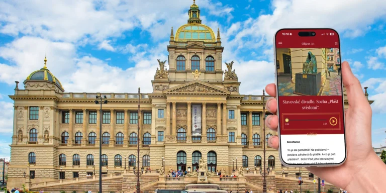 Historická procházka Prahou jako hra: mobilní prohlídka Nového Města