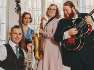 Koncert Zlatá horečka swingu a jazzu v unikátním kostele sv. Martina ve zdi