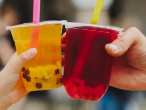 Velký bubble tea podle výběru: 23 druhů a 3 porce kuliček nebo želé