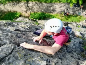 Kurz lezení na skalách: 2hodinový nebo 4hodinový pro 1 až 3 osoby