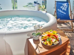Relaxace s výhledem: 2 hodiny v privátním wellness na střeše hotelu pro 2 osoby