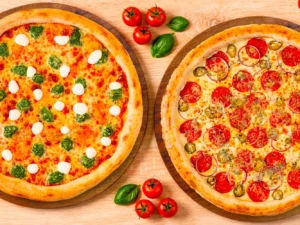 Za dobrotou do Nuslí: 1 nebo 2 pizzy dle výběru, s čedarovým okrajem a nápojem