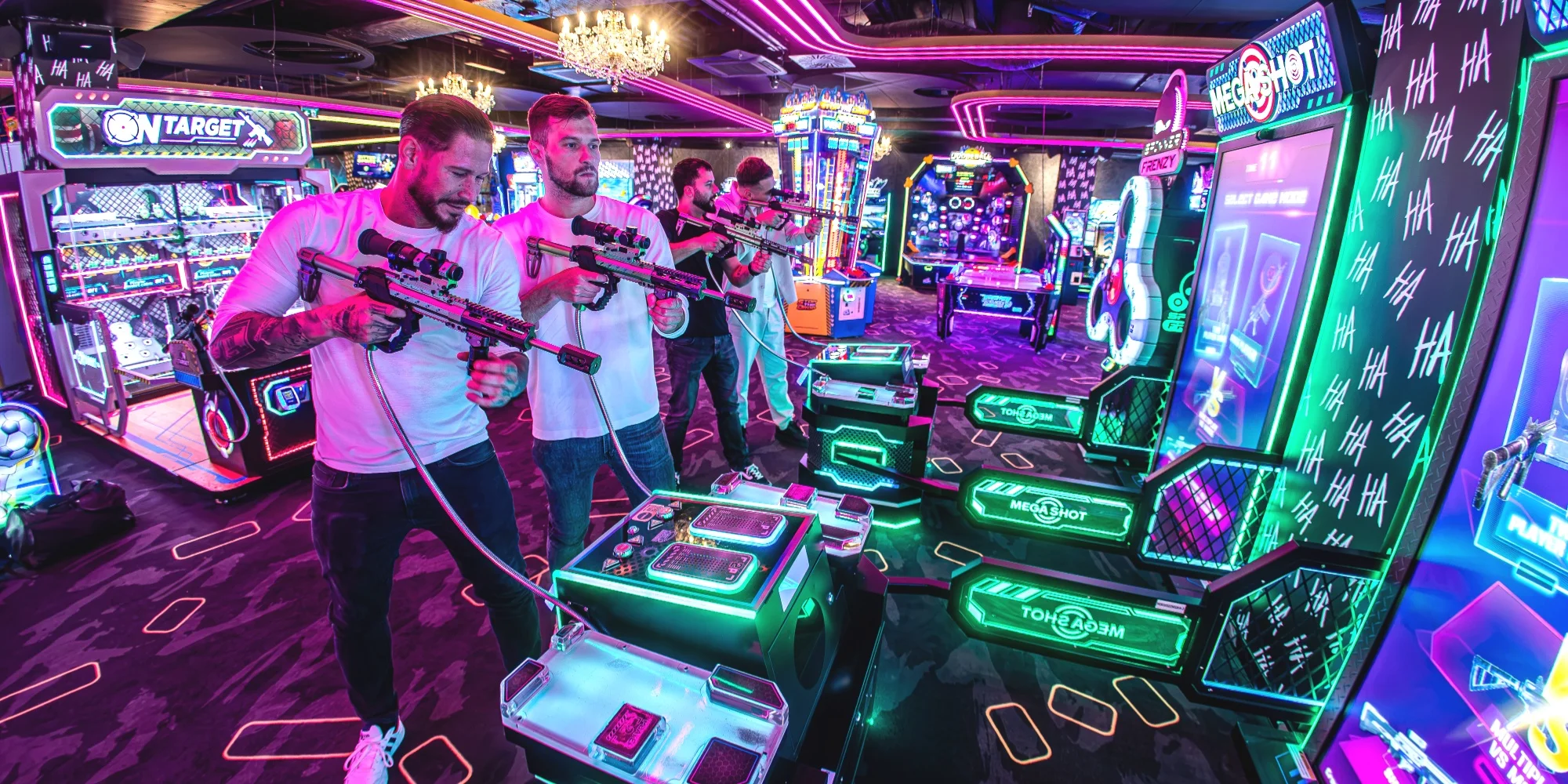 Zažijte zábavu bez omezení v LEVELS Prague: 1–3 hod. arkádových her